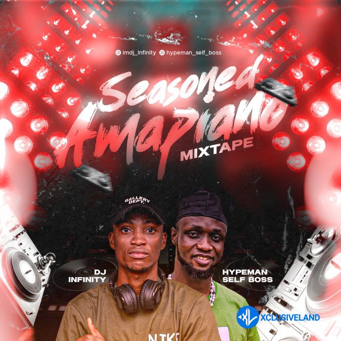 DJ Infinity Ft. Hypeman Self Boss – Seasoned Amapiano Cover Art