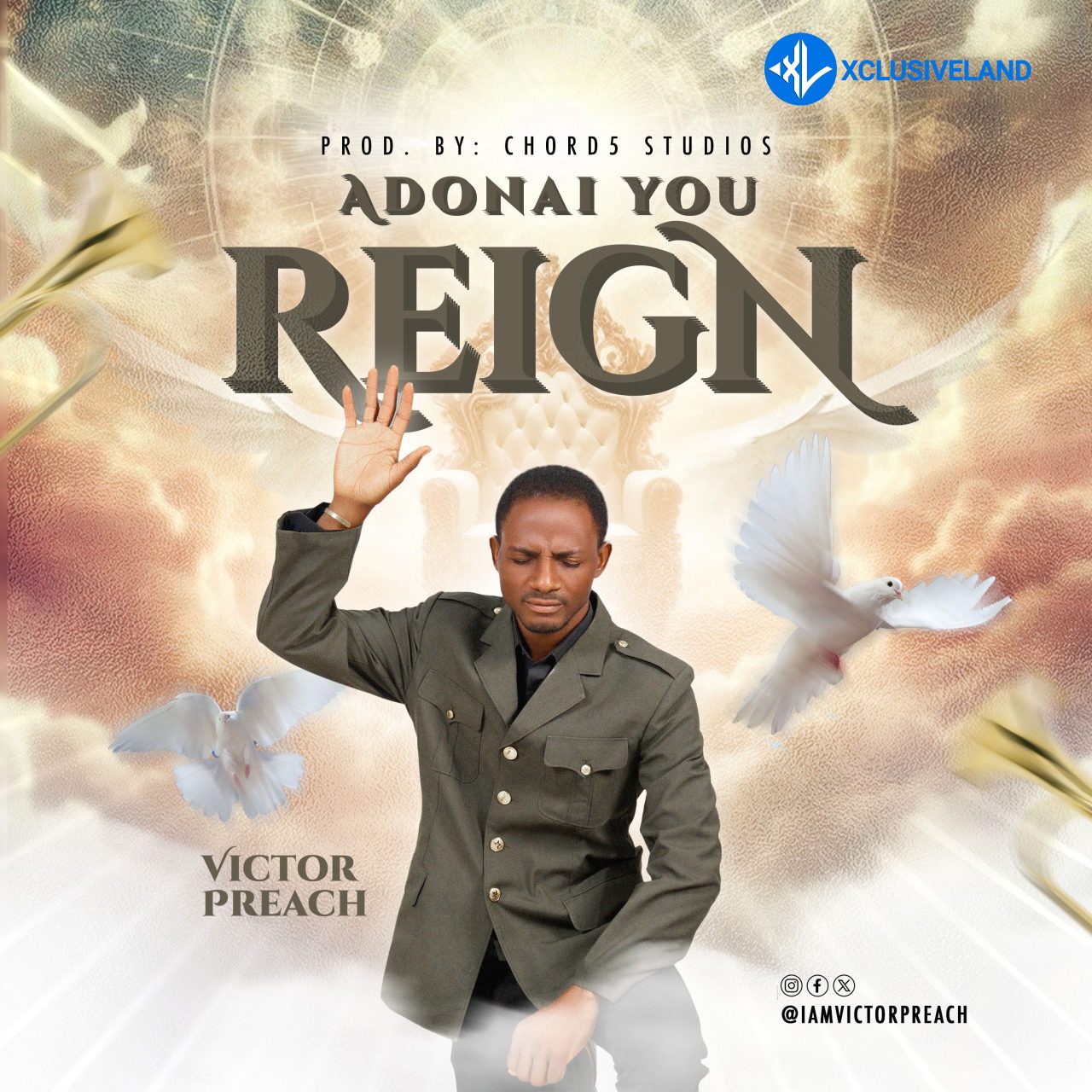 Victor Preach – Adonai You Reign Cover Art