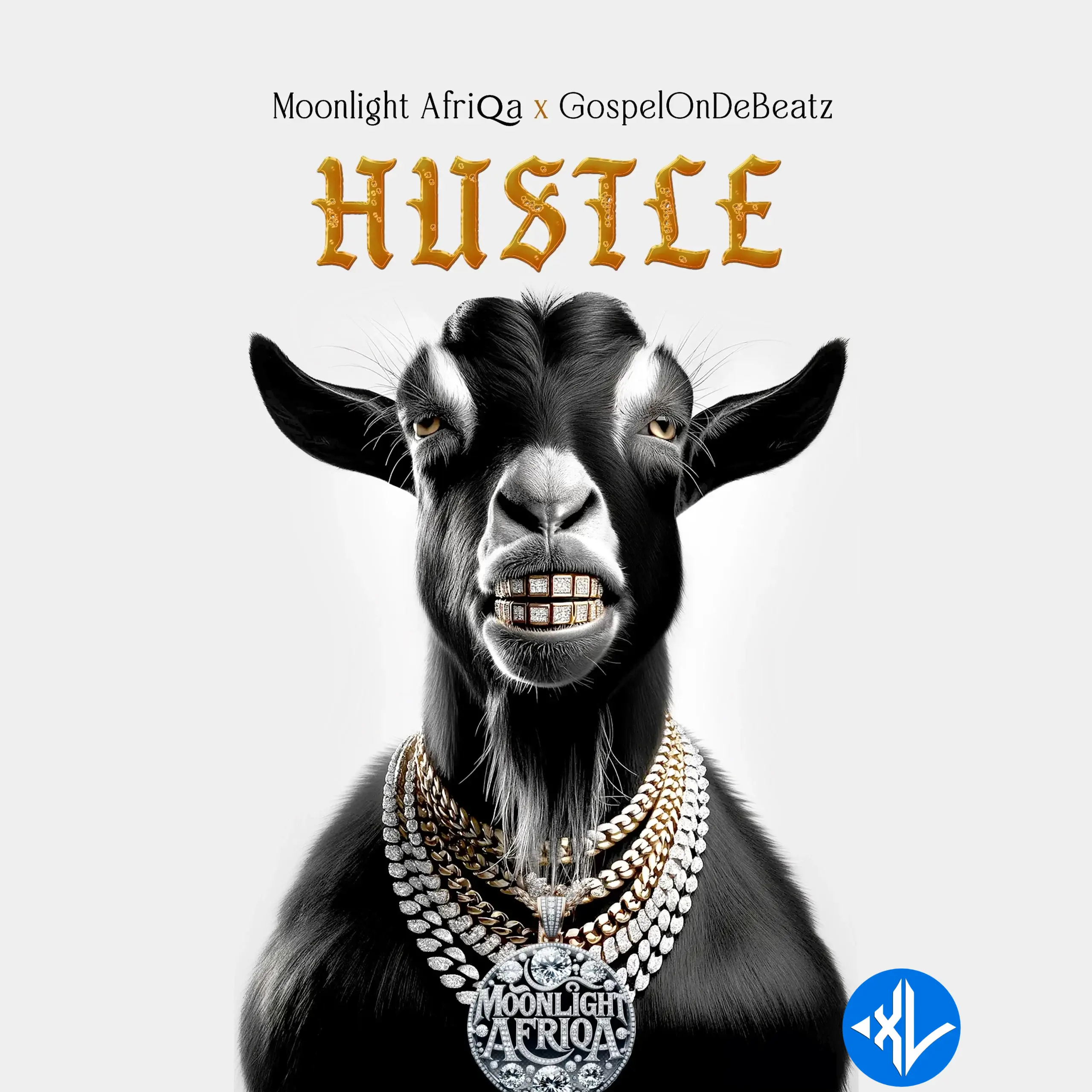 MOONLIGHT AFRIQA – Hustle ft. GospelOnDeBeatz Cover Art