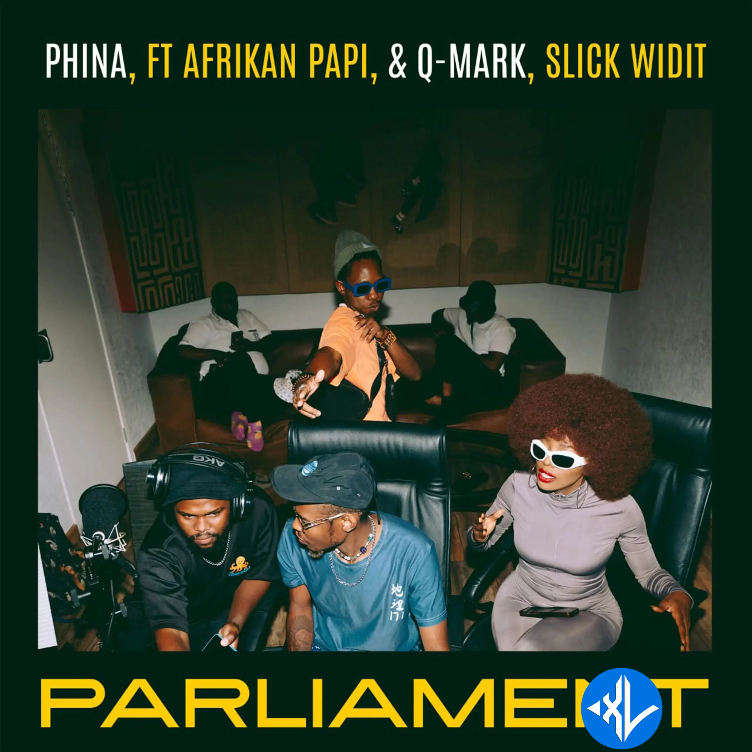 Phina – Parliament ft. Afrikan Papi, Q-Mark & Slick Widit Cover Art