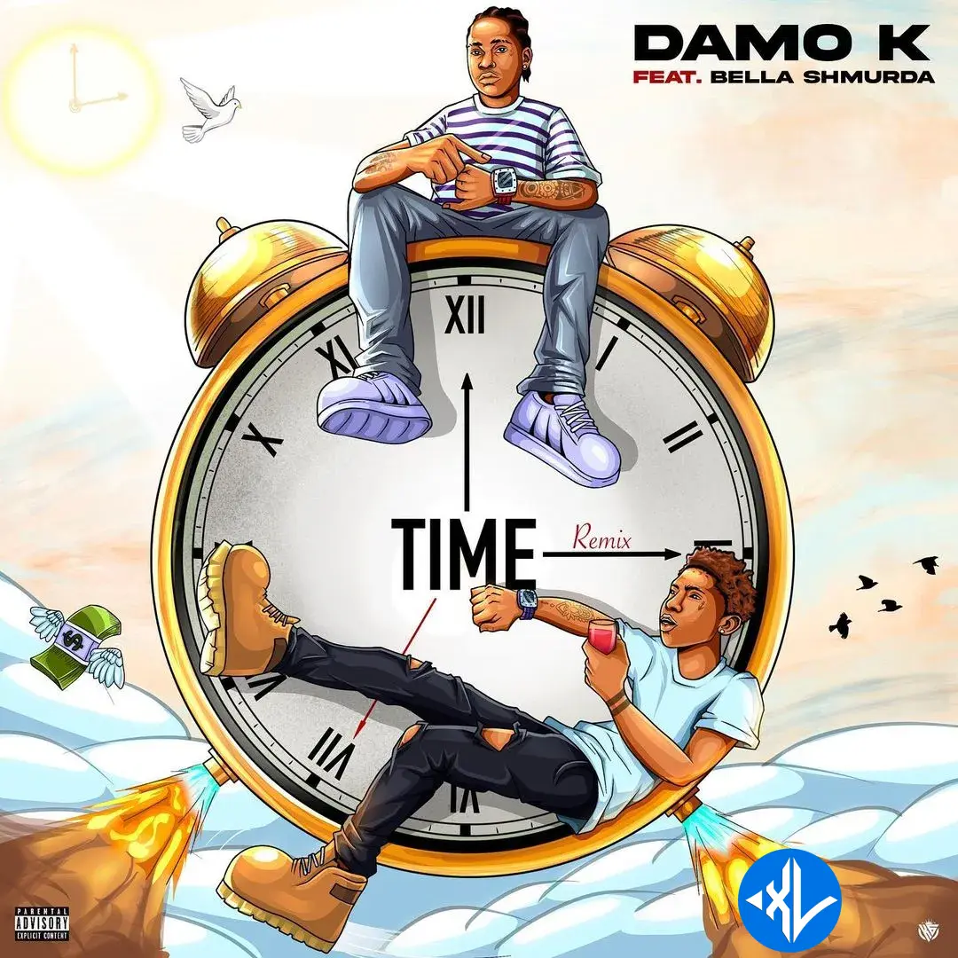 Damo K – Time (Remix) ft. Bella Shmurda Cover Art