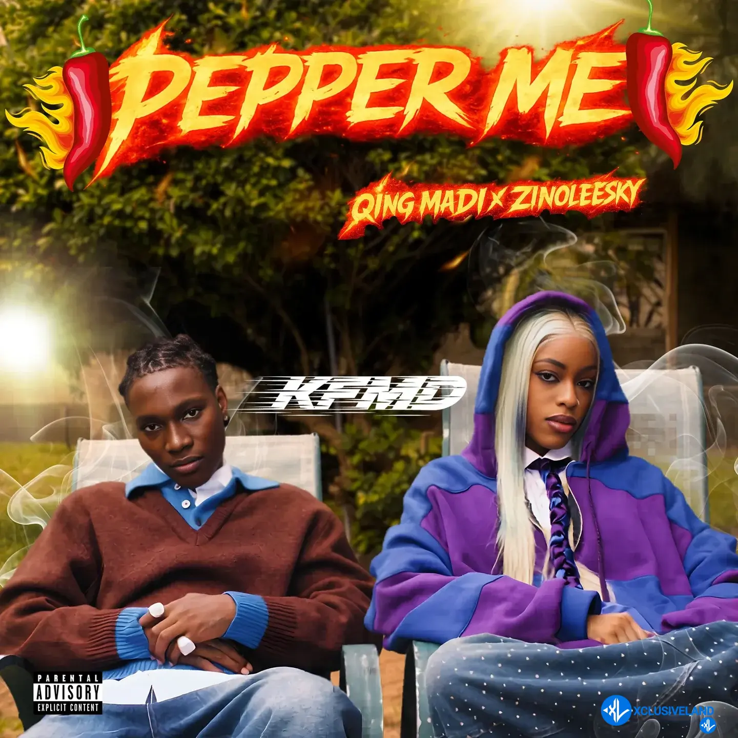 KFMD – Pepper Me Ft. Qing Madi & Zinoleesky Cover Art
