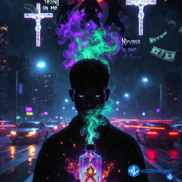 Omah Lay – Artificial Happiness Cover Art